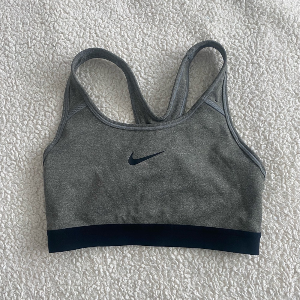 Nike Grey Sports Bra Small